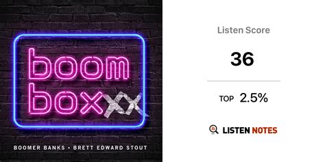Boom Boxxx Boomer Banks and Brett Edward Stout .
